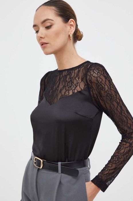 Блузка Guess жіноча колір чорний однотонна (3605220) Блузка Guess жіноча колір чорний однотонна (3605220)