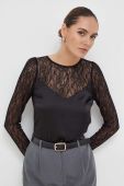 Блузка Guess жіноча колір чорний однотонна (3605220) Блузка Guess жіноча колір чорний однотонна (3605220)