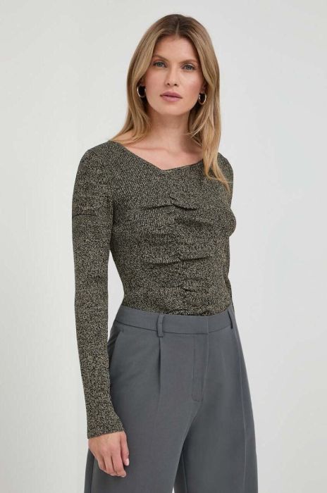 Светр Notes du Nord Icon жіночий колір зелений легкий