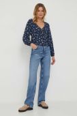 Блузка Pepe Jeans ISLA жіноча колір синій візерунок