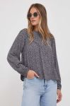 Блузка Pepe Jeans жіноча колір сірий візерунок