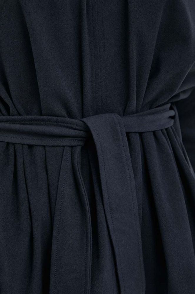 Блузка Max Mara Leisure жіноча колір синій однотонна (3644590) фото 5