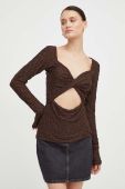 Блузка R?sum? жіноча колір коричневий однотонна