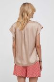 Блузка Sisley жіноча колір бежевий однотонна (3445739)