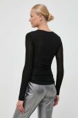 Лонгслів з домішкою кашеміру Pinko колір чорний