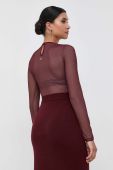 Боді Twinset колір бордовий
