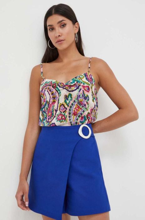 Блузка Morgan жіноча візерунок колір барвистий (3423492)