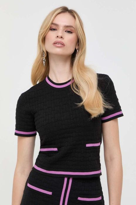 Светр Karl Lagerfeld жіночий колір чорний легкий (3503568)