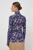 Блузка MAX&Co. жіноча колір синій візерунок (3637734)
