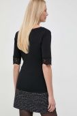 Блузка Morgan жіноча колір чорний однотонна (3683436)