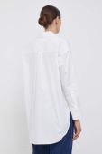 Бавовняна сорочка Joop! жіноча колір білий relaxed класичний комір