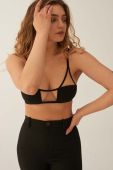 Бюстгальтер Undress Code 458 Illusion Top Black колір чорний прозорий однотонний