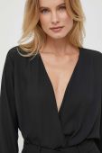Блузка Artigli жіноча колір чорний однотонна (3678339)