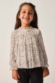 Дитяча блузка Mayoral колір чорний візерунок (3406946)