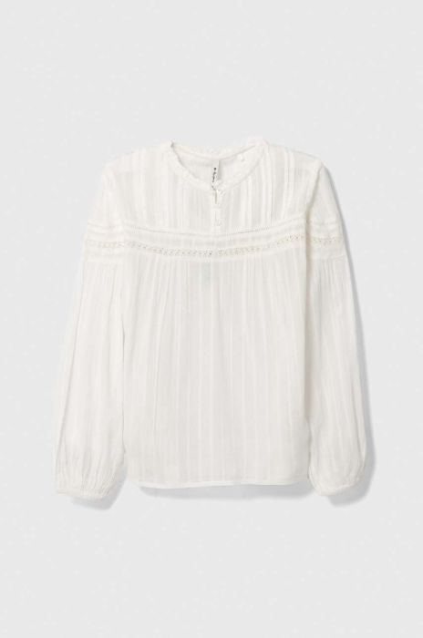 Дитяча блузка Pepe Jeans колір білий
