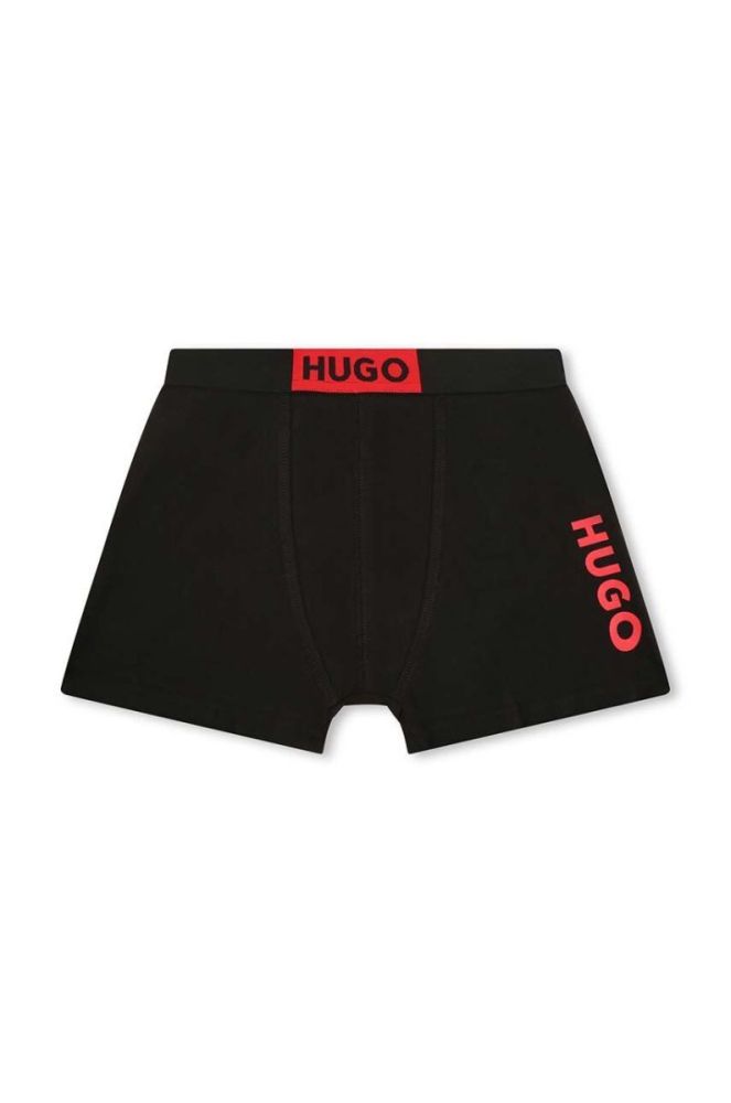 Дитячі боксери HUGO 2-pack колір чорний (3423510) фото 3