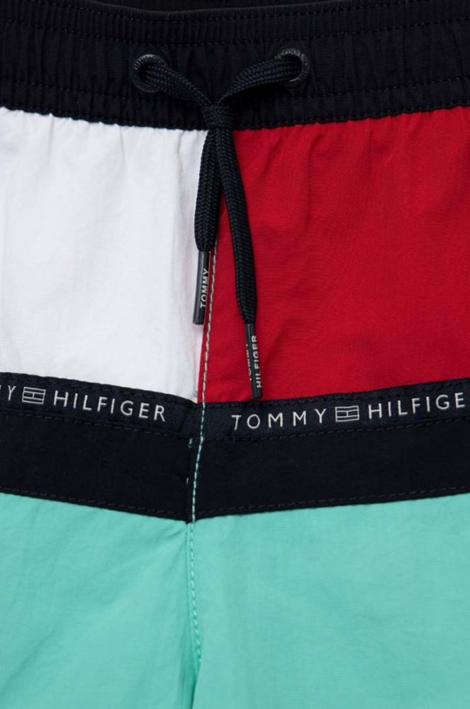 Дитячі шорти для плавання Tommy Hilfiger колір бірюзовий фото 3
