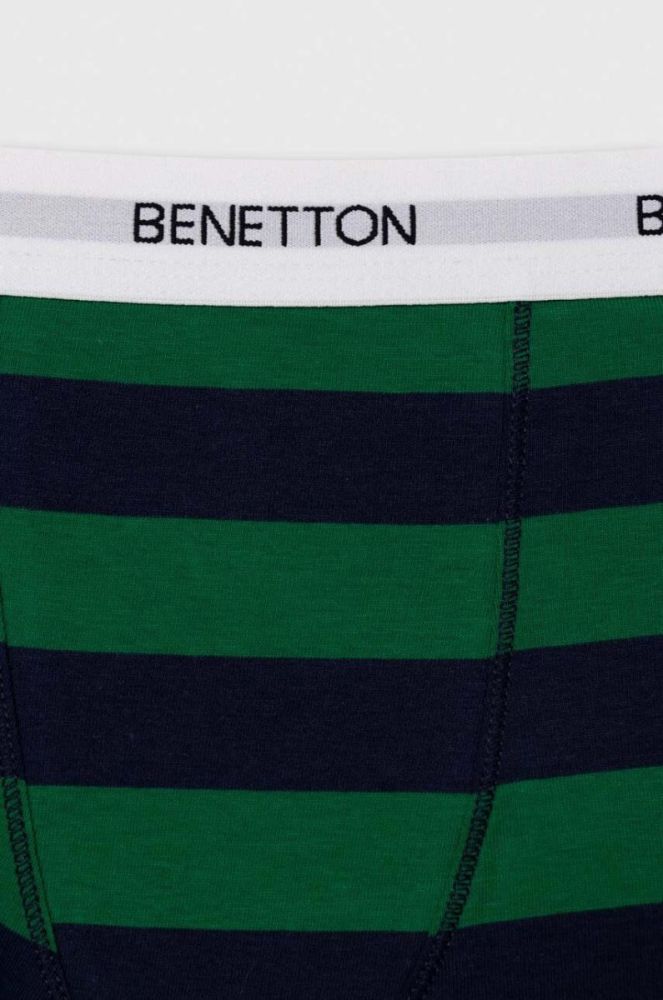 Дитячі боксери United Colors of Benetton 2-pack колір зелений фото 7
