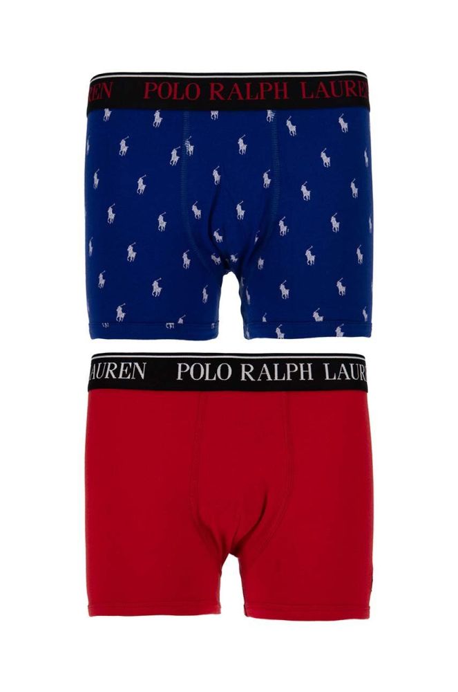 Дитячі боксери Polo Ralph Lauren 2-pack колір синій