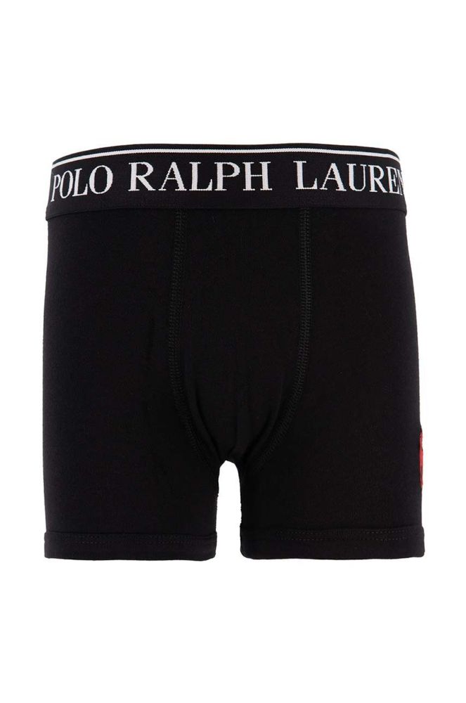 Дитячі боксери Polo Ralph Lauren 2-pack колір чорний