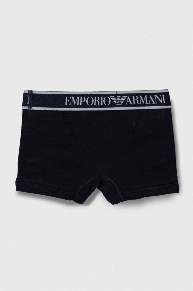 Дитячі боксери Emporio Armani 2-pack колір білий фото 5