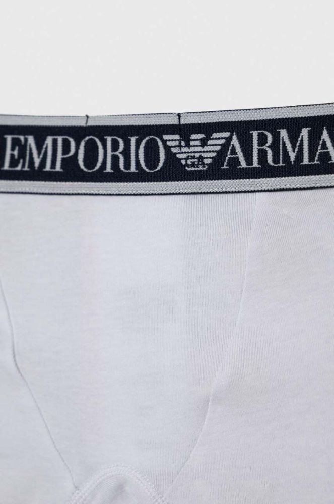 Дитячі боксери Emporio Armani 2-pack колір білий фото 6