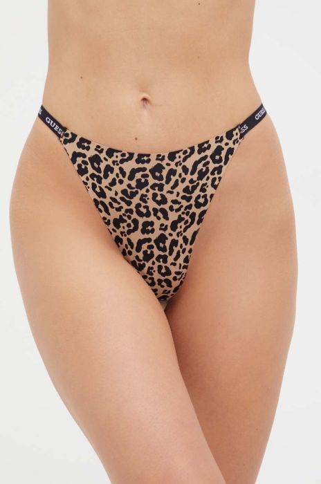 Стринги Guess колір бежевий (3654272)