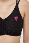Спортивний бюстгальтер Guess колір чорний однотонний (3406997) Спортивний бюстгальтер Guess колір чорний однотонний (3406997)