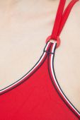 Купальний бюстгальтер Tommy Hilfiger колір червоний м'яка чашечка (3290555)