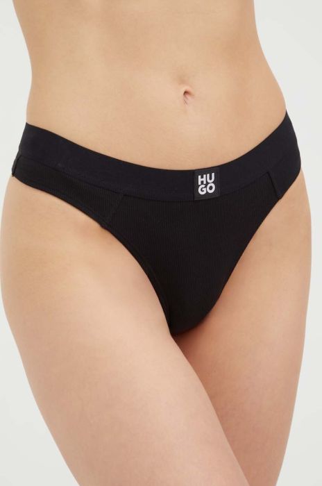 Стринги HUGO колір чорний (3380755)