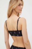 Купальний бюстгальтер HUGO колір чорний злегка ущільнена чашечка (3380789)
