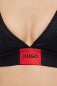 Купальний бюстгальтер HUGO колір чорний злегка ущільнена чашечка (3380801)