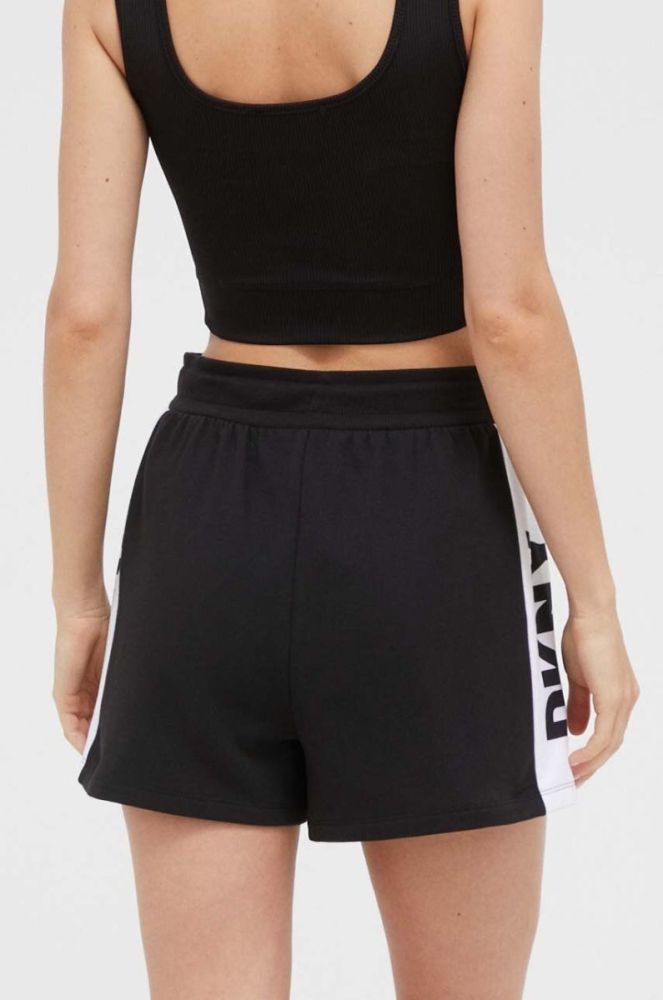 Піжамні шорти Dkny жіночі колір чорний фото 3
