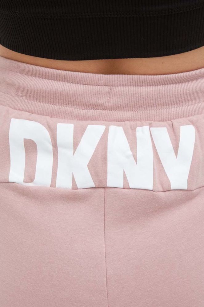 Піжамні штани Dkny жіночі колір рожевий фото 3