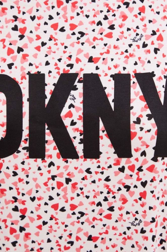 Нічна сорочка Dkny жіноча колір рожевий фото 5