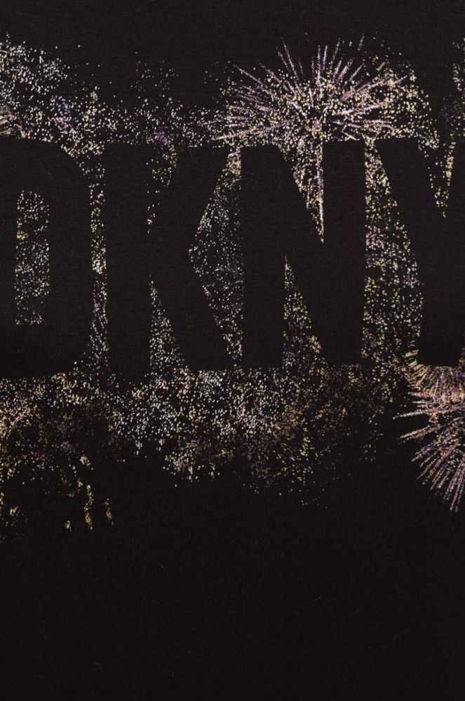 Нічна сорочка Dkny жіноча колір чорний (3624596) фото 5
