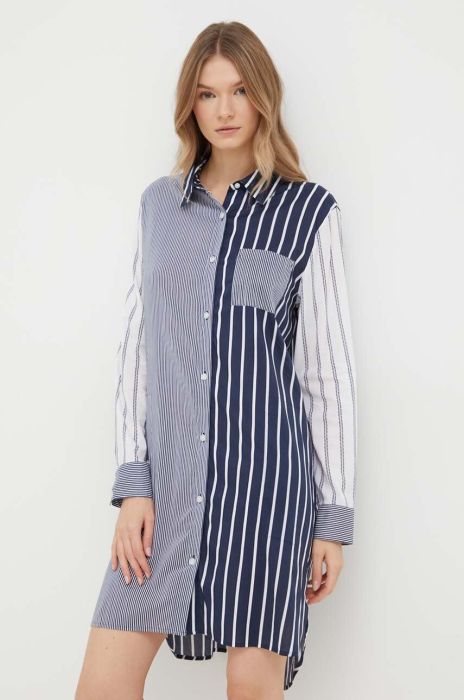 Нічна сорочка Dkny жіноча колір синій