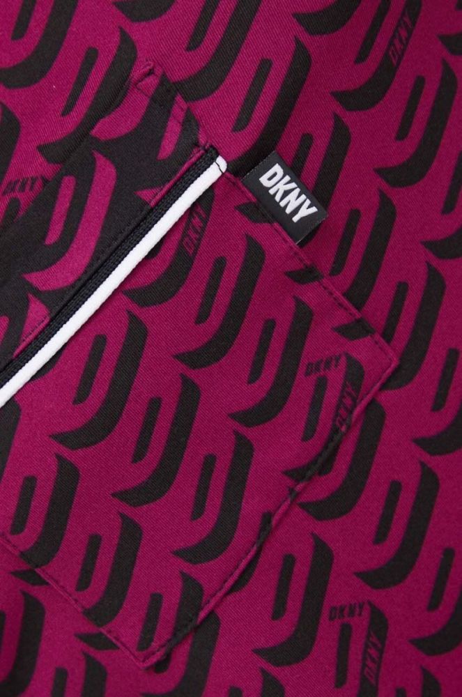 Піжама Dkny жіноча колір фіолетовий фото 5