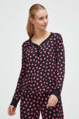 Піжама Kate Spade жіноча колір чорний (3673658)