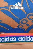 Спортивний бюстгальтер adidas Performance Farm візерунок колір блакитний