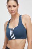 Спортивний бюстгальтер adidas Performance Powerimpact колір бірюзовий