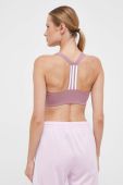 Спортивний бюстгальтер adidas Performance Powerimpact колір рожевий
