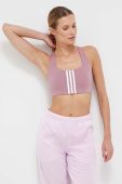Спортивний бюстгальтер adidas Performance Powerimpact колір рожевий