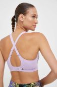 Спортивний бюстгальтер adidas by Stella McCartney TruePace колір фіолетовий