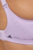 Спортивний бюстгальтер adidas by Stella McCartney TruePace колір фіолетовий