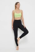 Бюстгальтер для йоги adidas Performance колір зелений однотонний (3632527)
