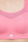 Спортивний бюстгальтер adidas Performance колір рожевий