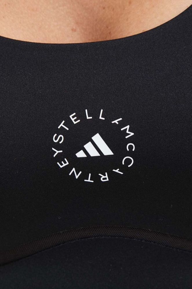 Спортивний бюстгальтер adidas by Stella McCartney TruePurpose колір чорний фото 5