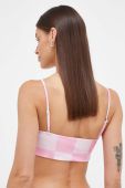 Купальний бюстгальтер Stine Goya колір рожевий м'яка чашечка