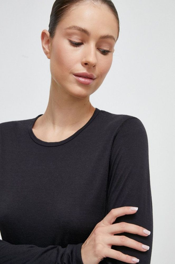 Функціональний лонгслів adidas TERREX Xperior Merino 200 колір чорний (3502405) фото 4